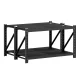 Giantz 2x Garage Shelving Rack 0.9M Heavy Duty Steel, 200kg Per Shelf, Adjustable Workbench Storage, Black