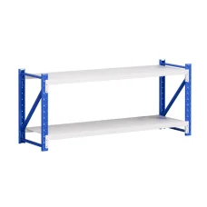 Giantz 2M x 0.9M Heavy Duty Steel Warehouse Shelving Rack, 200kg Per Tier, Adjustable Garage Storage Unit