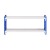 Giantz 2x 0.9M Heavy Duty Steel Garage Shelving Workbench Rack, 200kg Per Shelf, Adjustable Storage, Blue/Grey