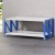 Giantz 2x 0.9M Heavy Duty Steel Garage Shelving Workbench Rack, 200kg Per Shelf, Adjustable Storage, Blue/Grey