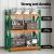 Giantz 1.2m x 1.5m Heavy Duty Garage Shelving Rack, 3 Tier, Industrial Steel, 200kg Per Shelf, Adjustable, Green