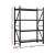 Giantz 2m x 1.5m Heavy Duty Garage Shelving Rack, Industrial Steel, 200kg Per Shelf, Adjustable, Black