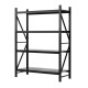 Giantz 2m x 1.5m Heavy Duty Garage Shelving Rack, Industrial Steel, 200kg Per Shelf, Adjustable, Black