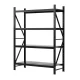 Giantz 2m x 1.5m Heavy Duty Garage Shelving Rack, Industrial Steel, 200kg Per Shelf, Adjustable, Black
