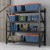 Giantz 2M x 1.8M Heavy Duty Steel Garage Shelving Rack, 4-Tier Warehouse Storage, 200kg per Shelf, Black