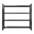 Giantz 2M x 1.8M Heavy Duty Steel Garage Shelving Rack, 4-Tier Warehouse Storage, 200kg per Shelf, Black