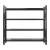 Giantz 2M x 1.8M Heavy Duty Steel Garage Shelving Rack, 4-Tier Warehouse Storage, 200kg per Shelf, Black
