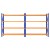 Giantz 4M x 1.8M Heavy Duty Steel Warehouse Shelving Rack, 200kg Capacity, Adjustable, Rust-Resistant, 4 Tiers