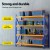 Giantz 4M x 1.8M Heavy Duty Steel Warehouse Shelving Rack, 200kg Capacity, Adjustable, Rust-Resistant, 4 Tiers