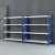 Giantz 4M x 2M Heavy Duty Steel Garage Shelving Rack, 200kg Shelf Load, Adjustable, Blue, Set of 2