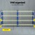Giantz 4M x 2M Heavy Duty Steel Garage Shelving Rack, 200kg Shelf Load, Adjustable, Blue, Set of 2
