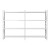 Giantz 3m x 2m Heavy Duty Garage Shelving Rack, Industrial Steel, 200kg Per Shelf, Adjustable, Black, 4 Tiers