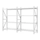 Giantz 3m x 2m Heavy Duty Garage Shelving Rack, Industrial Steel, 200kg Per Shelf, Adjustable, Black, 4 Tiers
