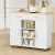 Artiss 100cm White Kitchen Island Trolley Cart with Drawers, Cabinets, Shelves, MDF, Mobile Serving Storage Artiss 100cm White Kitchen Island Trolley Cart with Drawers, Cabinets, Shelves, MDF, Mobile Serving Storage